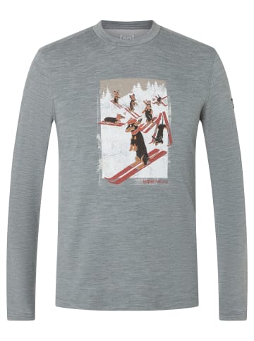 super.natural M DACHSHUND BRUSH LS in grau