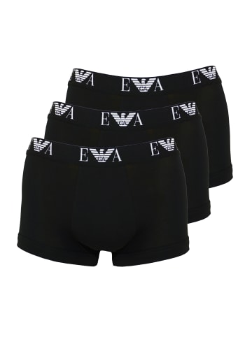 Emporio Armani Emporio Armani Shorts 3 Pack Trunk Unterhosen Herrenshorts in schwarz