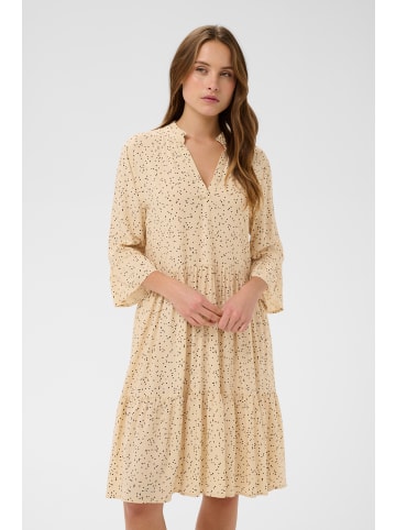 SAINT TROPEZ Kleid EdaSZ Casual fit in Creme Black Mini Dots