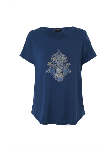 GOZZIP T-Shirt GGitte T-shirt with print in marineblau