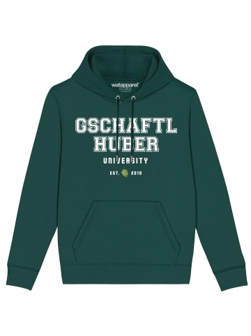 wat? Apparel Sweatshirt Gschaftlhuber University in Glazed Green