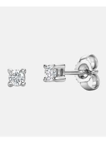 Diamant L'éternel Ohrringe aus 585 Weißgold mit 0.15 Karat Diamant