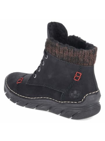 rieker Schnürstiefel in schwarz