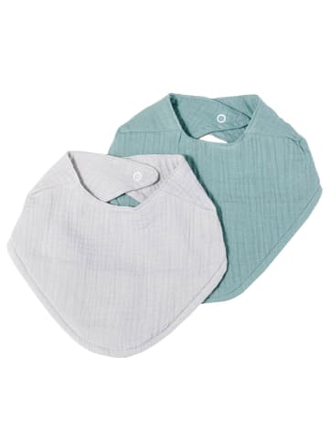 nordic coast company  2er Set Lätzchen aus Musselin verwandelbar in Dreiecktuch
