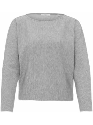 OPUS Rundhalspullover für Damen in grau