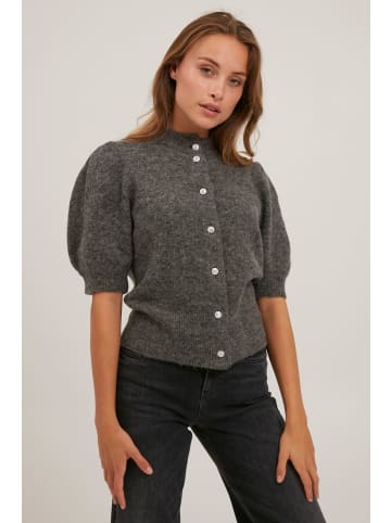 PULZ Jeans Cardigan PZASTRID - 50206202  Cardigan mit Puffärmel in Grau