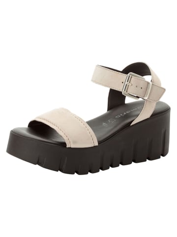Tamaris Sandalette in TAUPE SUE./BLK