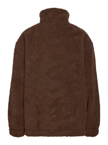 Noisy may Teddyjacke in Chocolate Brown1
