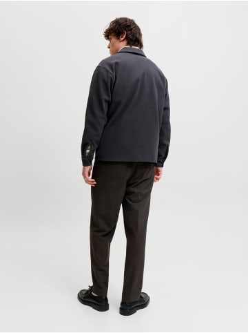 Jack & Jones Overshirt in Dark Grey Melange