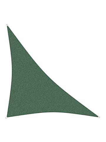 Gartenia sunprotect Professional Sonnensegel, 3,6 x 3,6 x 5 m, 90° Grad Dreieck, grün in Grün