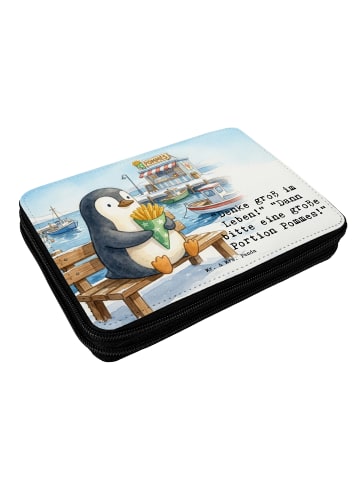 Mr. & Mrs. Panda Mäppchen Pinguin Pommestüte Design mit Spruch in Weiß