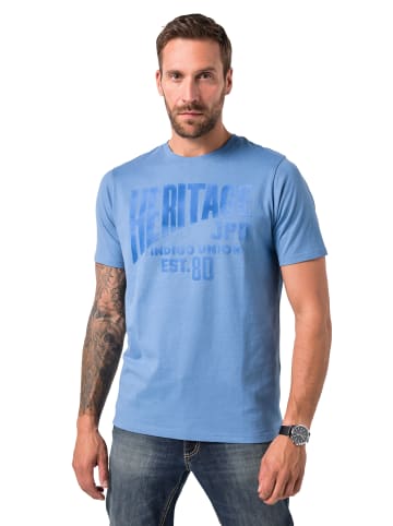 JP1880 Kurzarm T-Shirt in jeansblau