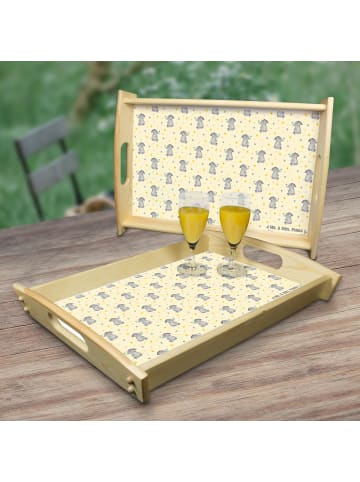 Mr. & Mrs. Panda Tablett Elefant Biene ohne Spruch in Gelb