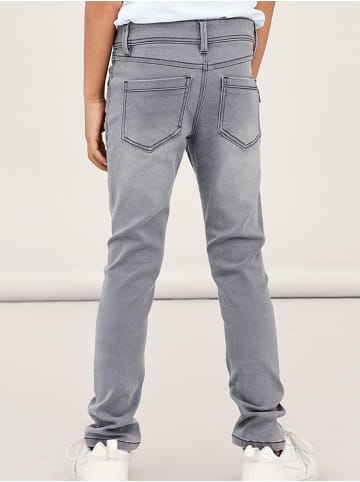 name it Slim Fit Denim Jeans NKMSILAS in Hellgrau