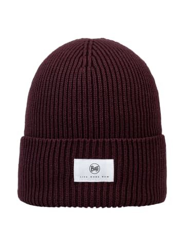 Buff Knitted Beanie Drisk in Burgunder