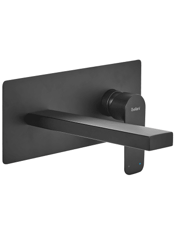 Beliani Wasserhähne DICHATO in Schwarz - (W) 23 x (H) 10 x (L) 20 cm