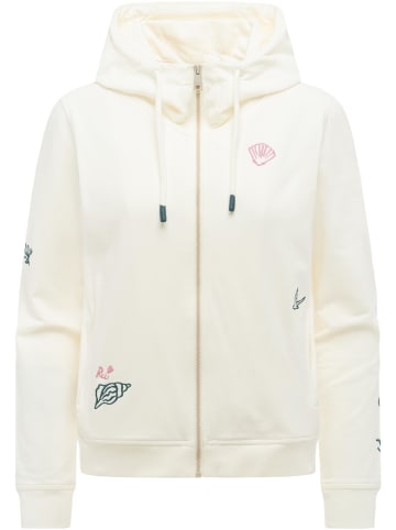 ragwear Sweatjacke Parya Embro in Ivory
