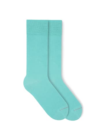 von Jungfeld Classic Socken Signature in Aqua Green
