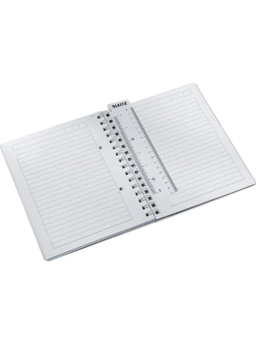 Leitz Collegeblock Wow A5 PP liniert holzfrei 80 Blatt schwarz