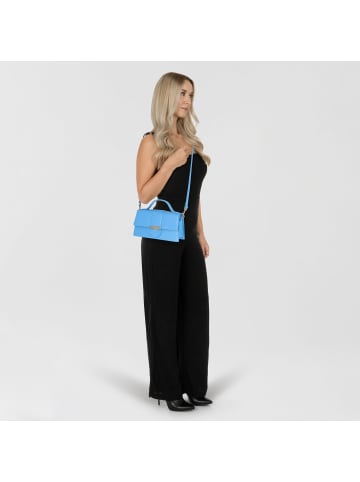 Lancaster Paris Ily Handtasche M Leder 23 cm in bleuatoll