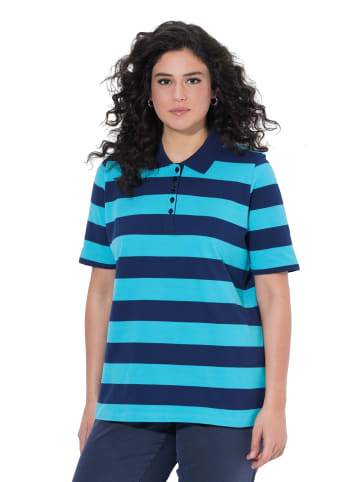 Ulla Popken Poloshirt in tintenblau