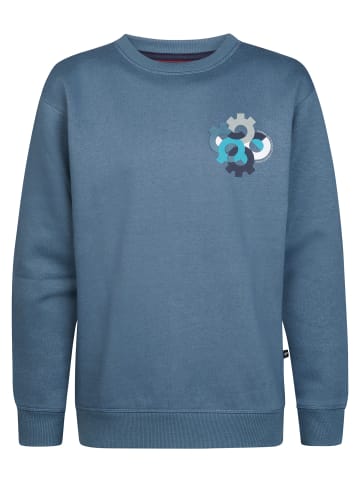 Petrol Industries Lockeres Sweatshirt mit Print Ironbrook in Blau