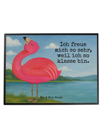 Mr. & Mrs. Panda schreibtischunterlage Flamingo Stolz Design mit... in Weiß