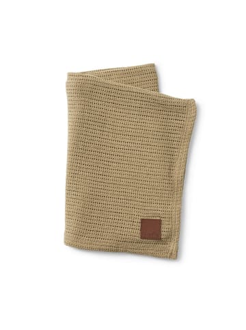 Elodie Details Strickdecke - Pure Khaki in Beige 100 x 75 cm