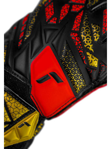 Reusch Torwarthandschuhe Attrakt Solid Junior in 7075 blck/gold/firy red