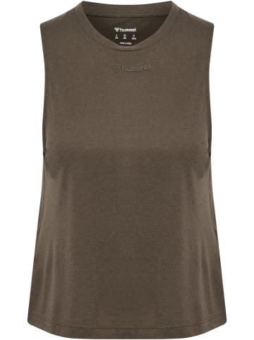 Hummel T-Shirt Hmlmt Vanja Multisport Damen in MAJOR BROWN