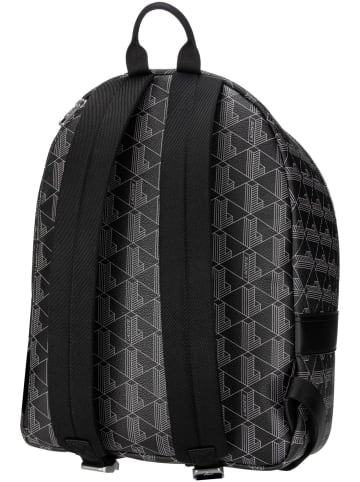 Lacoste Rucksack / Backpack The Blend 3649 in Monogram Noir Gris