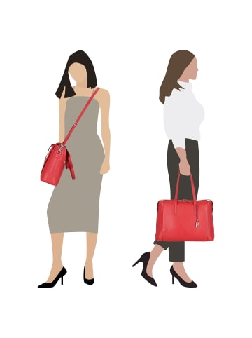 PICARD Bali Bali Aktentasche Leder 38 cm in red