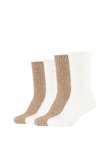 camano Socken cosy 4er Pack taupe