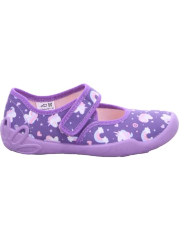 Fischer Markenschuh Hausschuh in lila
