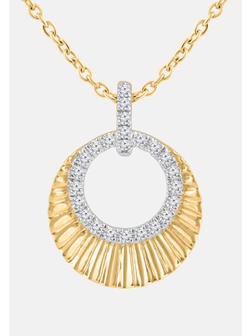 Diamant Exquis Halskette aus 375 Gelbgold mit Diamant