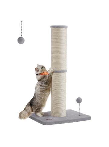 Feandrea Katzenbaum Clawfy in Grau - (B)40 x (H)85 x (T)50 cm