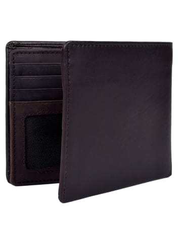 Strellson Brick Lane Myles Geldbörse RFID Schutz Leder 11 cm darkbrown