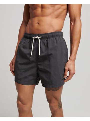 Superdry Badeshorts in Schwarz