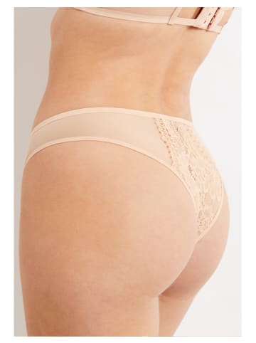 Scandale Eco-lingerie Brazilian Panty in Beige