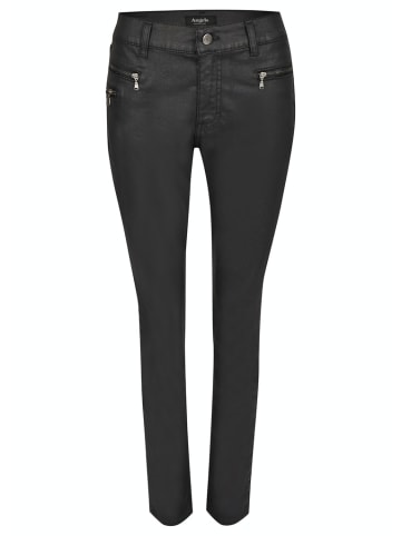 ANGELS Jeans Hose Malu Zip in Schwarz