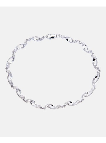 Diamant L'éternel Armband aus 375 Weißgold mit Diamant gedreht
