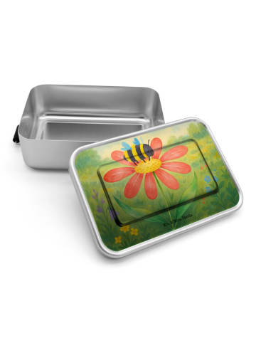 Mr. & Mrs. Panda Lunchbox Hummel Blume Design ohne Spruch in Weiß