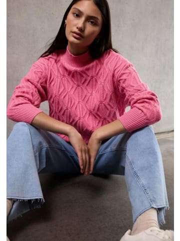 Street One Pullover in candy pink mel.