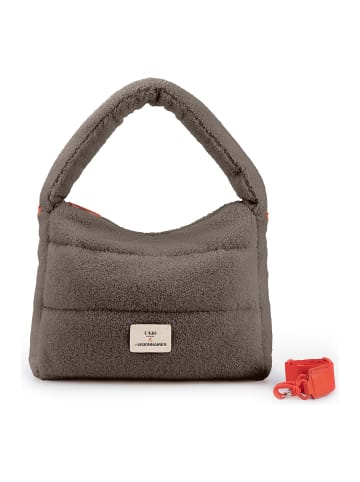 Les Visionnaires Unio Hobo Schultertasche 34 cm taupe