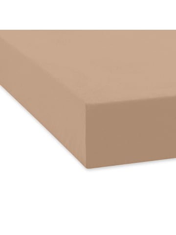 Traumschlaf Spannbettlaken Feinbiber Spannbettlaken in taupe