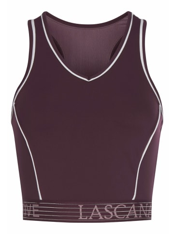 LASCANA ACTIVE Funktionsshirt in lila-pflaume