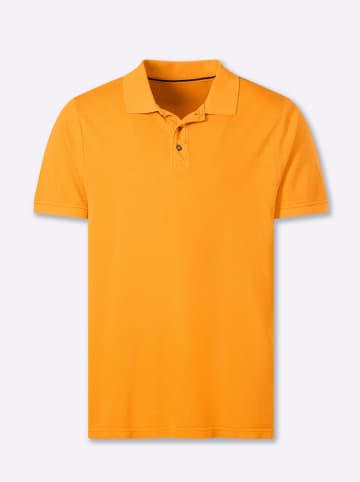 WITT WEIDEN Kurzarm-Poloshirt in ocker
