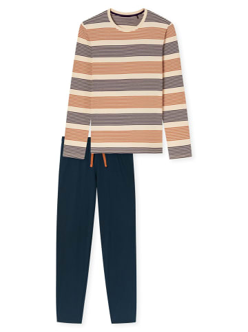 Schiesser Pyjama Casual in whisky