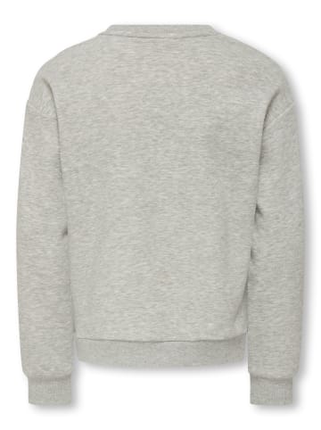 KIDS ONLY Weihnachts-Sweatshirt  KOGYDA in light grey melange