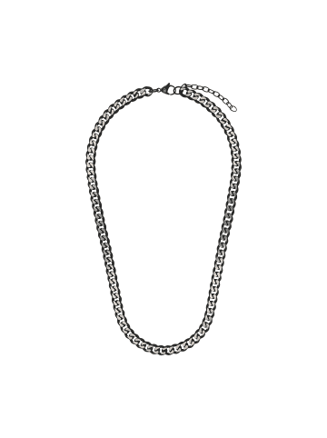 Tom Tailor Halskette Edelstahl, IP schwarz in bicolor